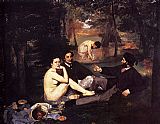 Edouard Manet Dejeuner Sur L'Herbe painting